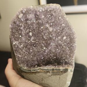 LAST CHANCE TO PURCHASE! Purple Amethyst Geode Crystal Decor